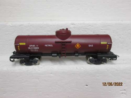 HO SCALE : FRATESCHI SAR : XPHR BROWN PETROL TANKER