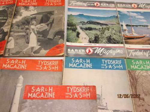 SAR and H MAGAZINES FROM THE 1940`S AND 50`S ERA - X22