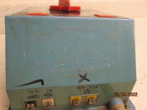 HO SCALE : FLEISCHMANN : CONTROLLER / TRANSFORMER