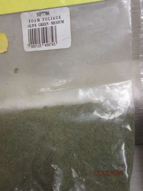 HO SCALE : MELS SCENICS - X6 PACKETS VARIOUS SCATTER MATERIAL