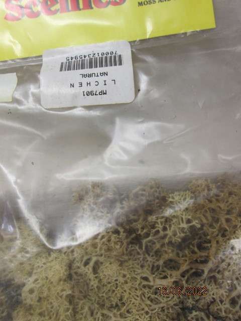 HO SCALE : MELS SCENICS - X6 PACKETS VARIOUS SCATTER MATERIAL