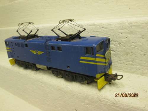 HO SCALE : LIMA SAR : BLUE 5E ELECTRIC LOCOMOTIVE