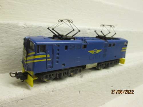 HO SCALE : LIMA SAR : BLUE 5E ELECTRIC LOCOMOTIVE