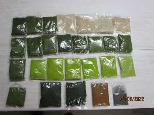 HO / OO SCALE : SCENERY MATERIAL X27 VARIOUS PACKETS