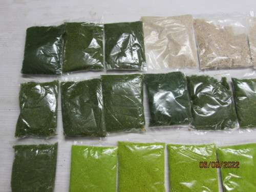 HO / OO SCALE : SCENERY MATERIAL X27 VARIOUS PACKETS