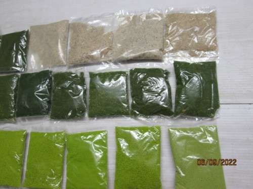 HO / OO SCALE : SCENERY MATERIAL X27 VARIOUS PACKETS