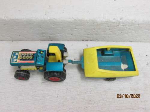 DIE CAST : MATCHBOX SUPERKINGS : MOD TRACTOR AND TRAILER SET