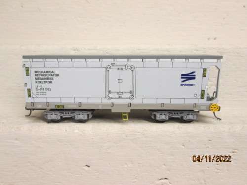 HO SCALE : MWM : SAR /SPOORNET - MECHANICAL REFRIDGERATOR LA-3 WAGON - BOXED