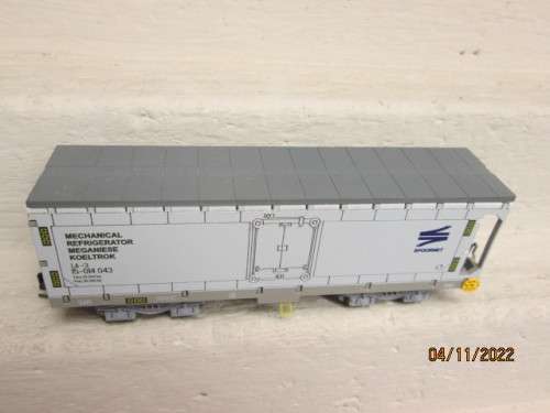 HO SCALE : MWM : SAR /SPOORNET - MECHANICAL REFRIDGERATOR LA-3 WAGON - BOXED