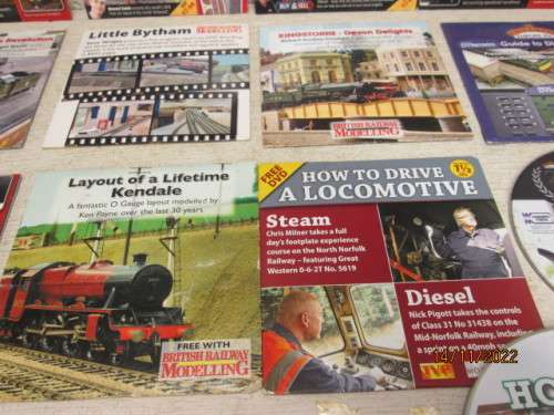 DVD`S : X27 VARIOUS DVD`S ABOUT MODEL TRAINS