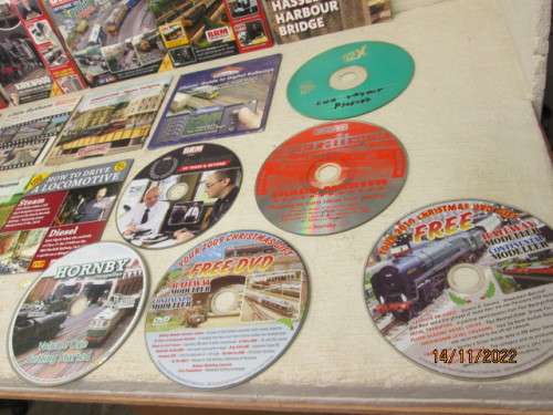 DVD`S : X27 VARIOUS DVD`S ABOUT MODEL TRAINS