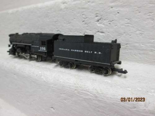 N SCALE : ATLAS : INDIANA HARBOUR BELT - 0-8-0 STEAM LOCOMOTIVE - BOXED