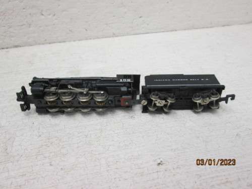 N SCALE : ATLAS : INDIANA HARBOUR BELT - 0-8-0 STEAM LOCOMOTIVE - BOXED