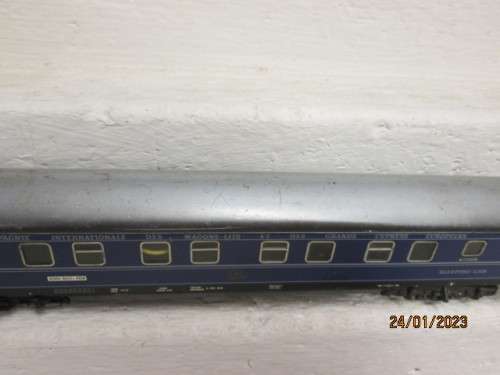 HO SCALE : MARKLIN : BLUE SLEEPING CAR COACH