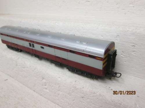 HO SCALE : LIMA : SAR - TRANSKAROO BAGGAGE CAR COACH - BOXED