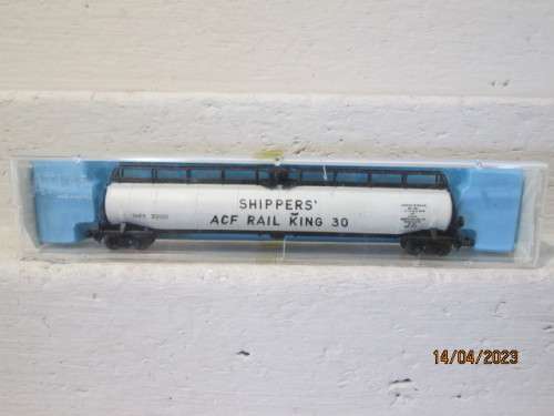 N SCALE : ATLAS : JUMBO TANK - ACF TANKER WAGON - BOXED
