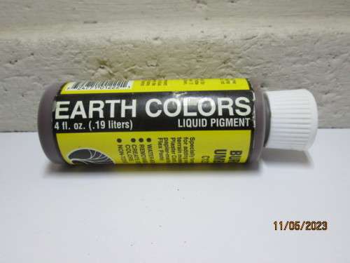 HO SCALE : WOODLAND SCENICS : EARTH COLOURS - LIQUID PIGMENT - BURNT UMBER