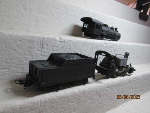 HO SCALE : LIMA : O-4-O STEAM LOCOMOTIVE
