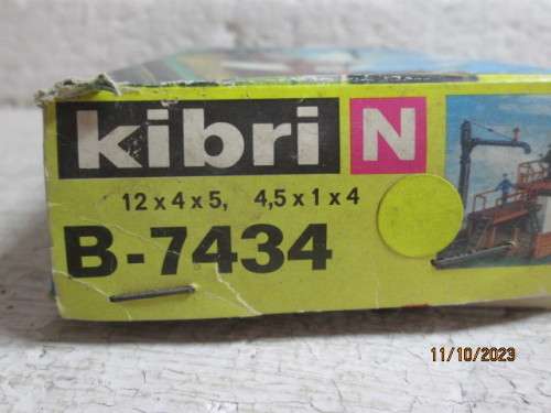 N SCALE : KIBRI - CRANE & ACCESSSORIES FOR COAL YARD - KIT - BOXED
