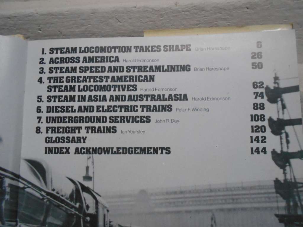 HARDCOVER BOOK - TRAINS AROUND THE WORLD