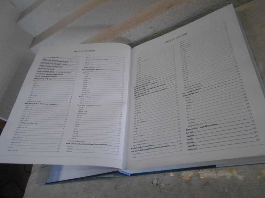 HARDCOVER BOOK - RAILWAYS OF SOUTH AFRICA & NAMIBIA