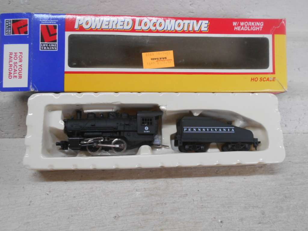 HO SCALE - LIFELIFE - 0-4-0 PENNSYLVANIA STEAM LOCOMOTIVE - BOXED