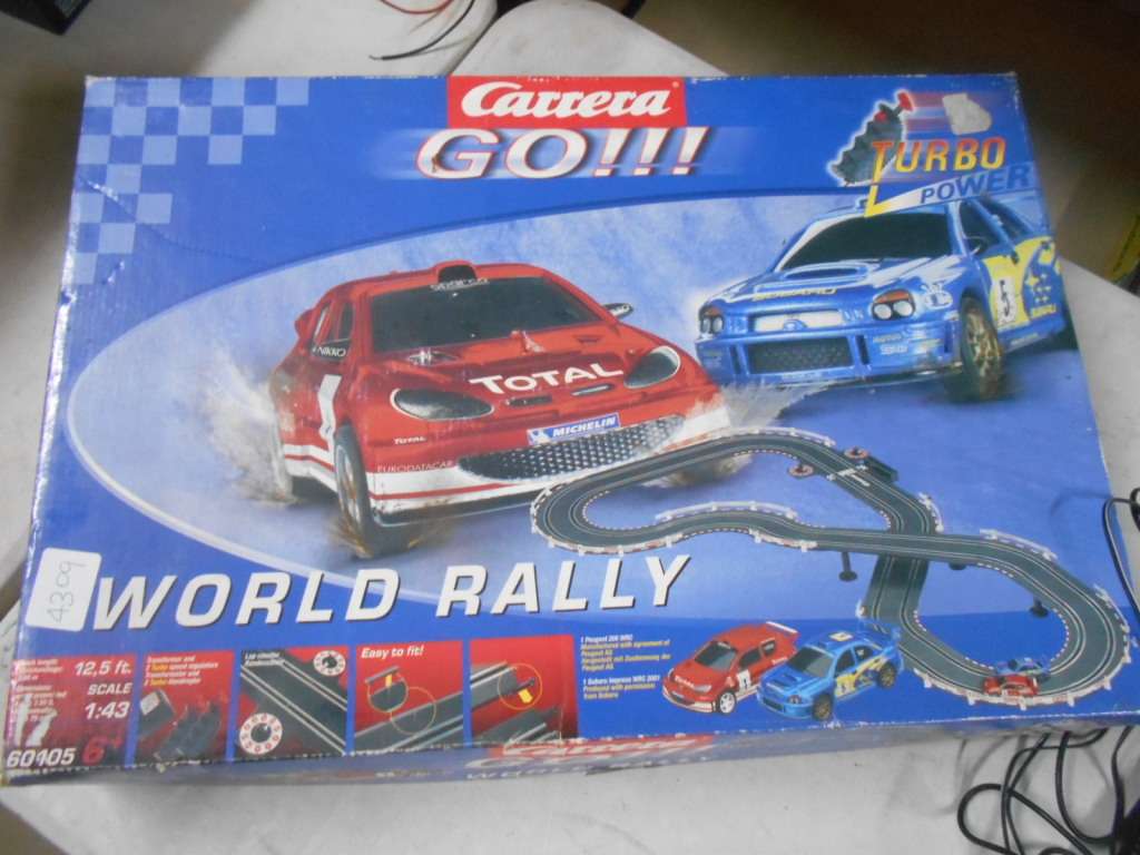 1:43 SCALE - CARRERA - RALLY SET - X2  CARS - BOXED