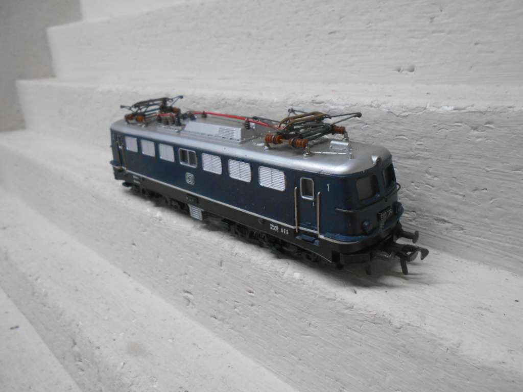 HO SCALE - FLEISCHMANN - BLUE DB ELECTRIC LOCOMOTIVE - BOXED