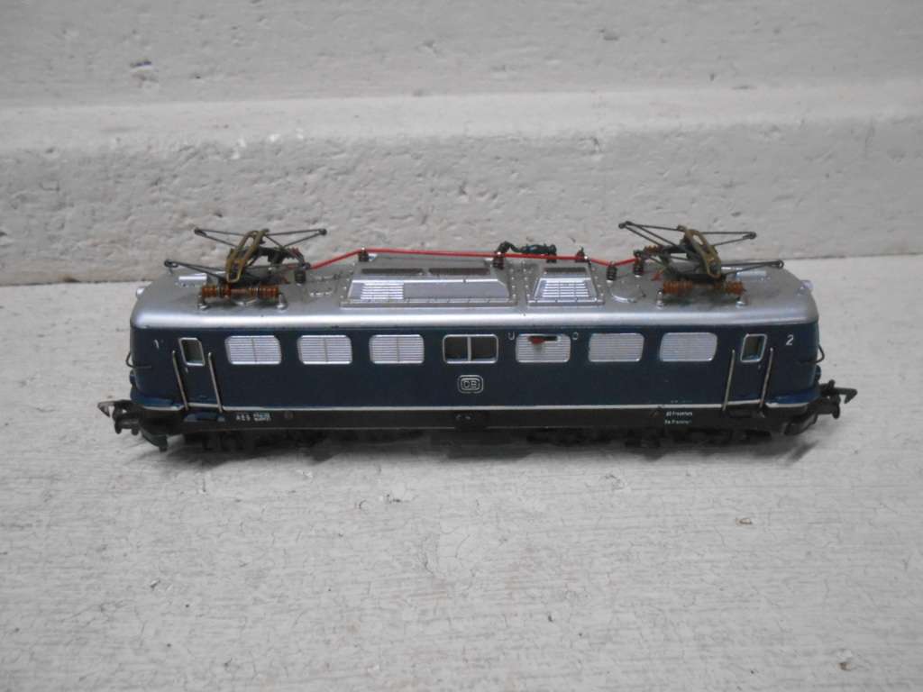HO SCALE - FLEISCHMANN - BLUE DB ELECTRIC LOCOMOTIVE - BOXED