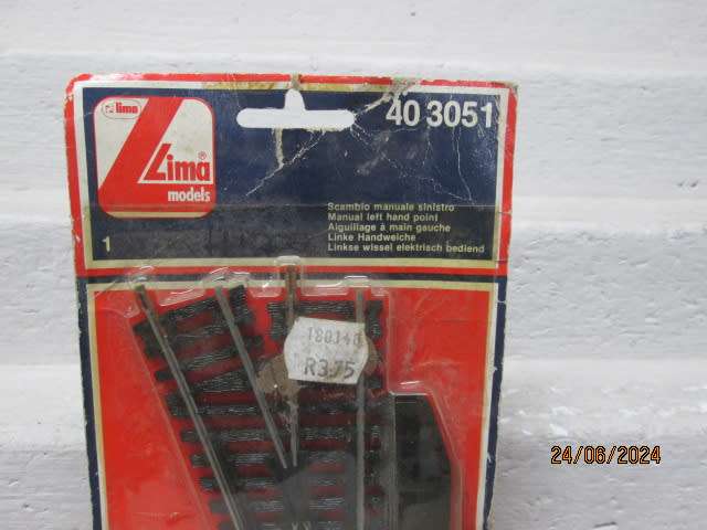 HO SCALE - LIMA - LEFT HAND POINT - BOXED