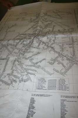 SAR MAP OF ALL STATIONS AND SIDINGS SHOWING TRANSSHIPPING STATIONS    LOT 493A