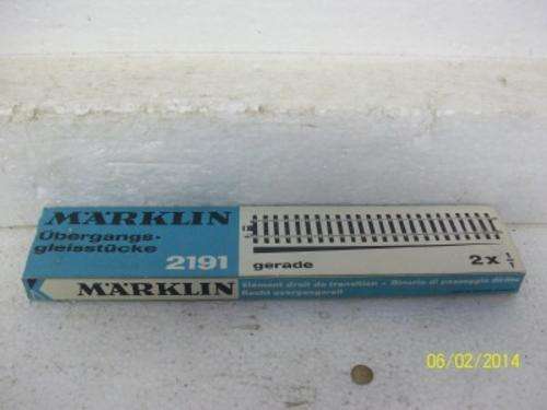 MARKLIN HO K TRACK STRAIGHTS (ADAPTORS) NO.2191 LOT 933