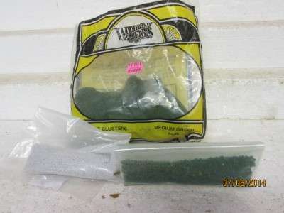 WOODLANDS SCENICS SCENERY MATERIAL -  LOT 990 B