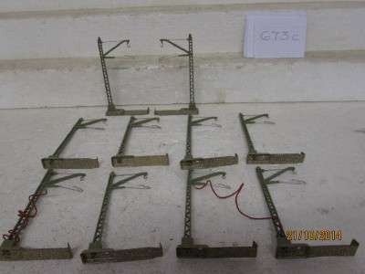 HO SCALE MARKLIN : MAST POLES x10 -  LOT  673C