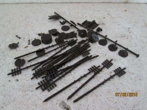 HO SCALE : TELEPHONE POLES x17   - LOT 938 D