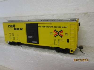 HO SCALE : MANTUA RAILBOX 41' BOX CAR - LOT 601G