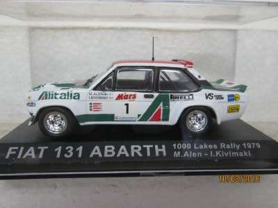 1:43 SCALE RALLY CAR COLLECTION : FIAT 131 ARBARTH - LOT 435H