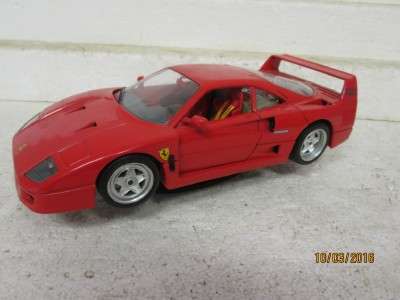 1:18 SCALE BBURAGO : FERRARI F40 1987 - LOT 461H