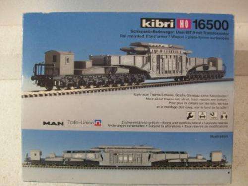 KIBRI HO16500- EXTRA HEAVY DUTY RAIL TRANSPORT TRUCK WITH LOAD