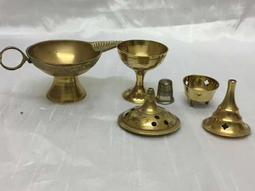 Three Small Brass Items