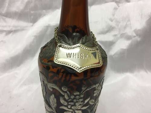 Silver Plated Bottle Tags x 2