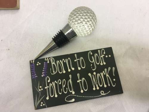 A Collection of Golfing Items