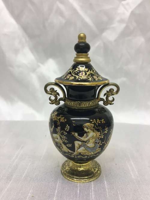 Stunning Grecian Perfume Bottle - still with perfume!