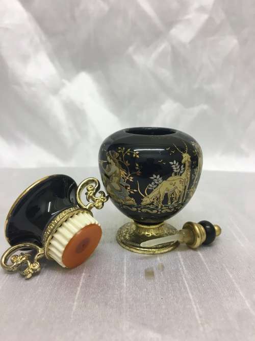 Stunning Grecian Perfume Bottle - still with perfume!