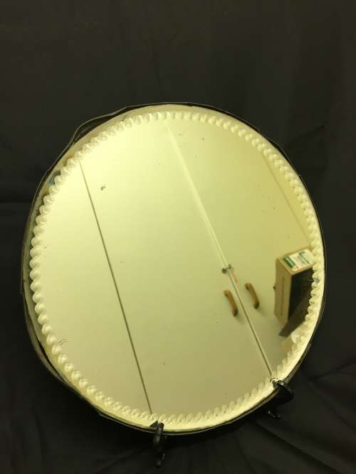 Vintage Mirror with Lead Surround & Stunning Bevelled Edging