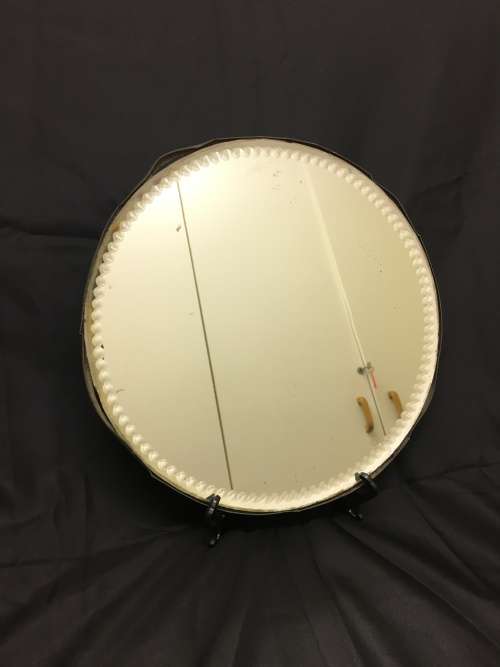 Vintage Mirror with Lead Surround & Stunning Bevelled Edging