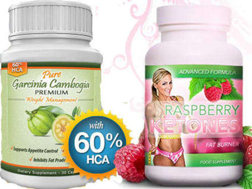 Pure Garcinia Cambogia Premium 60% HCA + Raspberry Ketone (Combo)