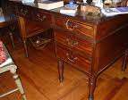 Darkwood 3 drawer desk