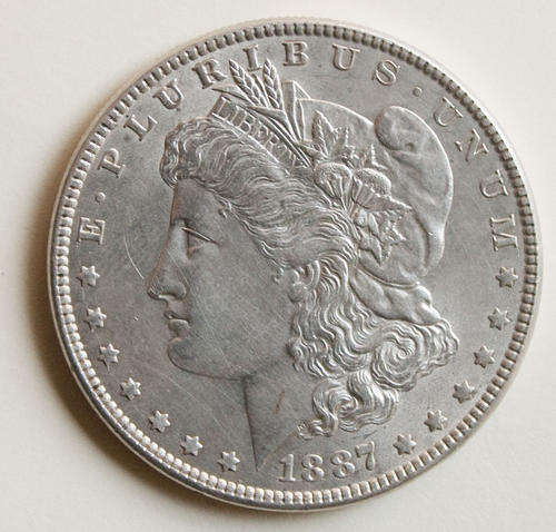 1887 Morgan Silver Dollar 80% silver