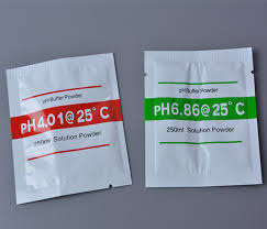 PH calibration solutions for Ph meters